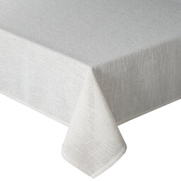 Eurofirany Obrus 140x350 Ines 12 kremowy zdobiony złotą