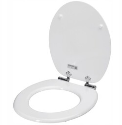 Deska Sedesowa Wc Wolnoopadająca Biała Mdf