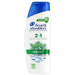Head&Shoulders Menthol Fresh 2in1 Szampon przeciwłupieżowy, 330ml