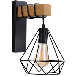 GOLDLUX Kinkiet Vigo Wood 314680 Czarno-brązowy