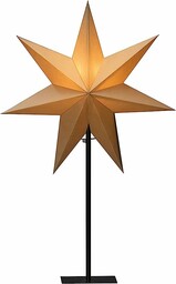 Konstsmide Beiger papierowa gwiazda, stojąca, 7 zębów,