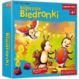 Kolorowe biedronki, gra planszowa, Egmont
