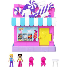 Polly Pocket Pollyville Sklepik ze słodyczami Zestaw