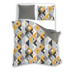 Faro Pościel flanelowa 220x200 Pure Flannel 007 szara