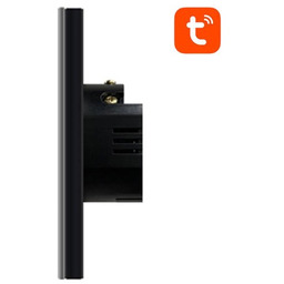 AVATTO Włącznik światła TS02-EU-B1 Wi-Fi 1-przycisk (czarny)