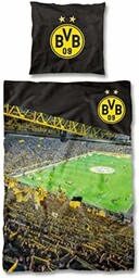 Borussia Dortmund, Pościel BVB Südtriüne, wielokolorowa, 135 x