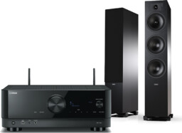 Yamaha RX-V4A (czarny) + Tesi 6 (czarny)