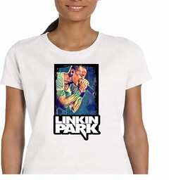 P082 Damska Koszulka Linkin Park Rock Metal Prezent