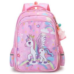 Jednorożec Unicorn Plecak Szkolny Wycieczkowy + Brelok A4