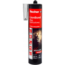 Fischer klej montażowy LionBond 290 ml - biały