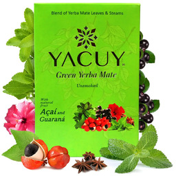Yerba Mate Yacuy Green Acai Guarana 500g -