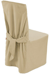Pokrowiec na krzesło, waniliowy, 45 x 94 cm,