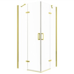 Kabina prysznicowa kwadratowa 90x90 Flow Kerra Gold