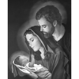 Plakat Religijny Święta Rodzina