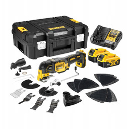 narzędzie wielofunkcyjne 18V 2x5,0Ah 35 akcesoriów, DeWalt [DCS356P2-QW]