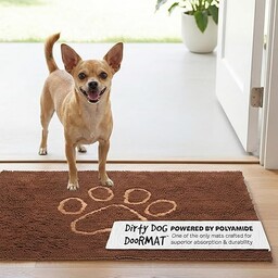 Dog Gone Smart Wycieraczka z brudnym psem, mała,