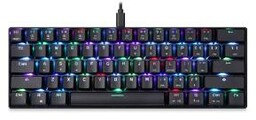 Motospeed CK61 Outemu Blue Czarny Klawiatura mechaniczna