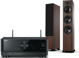 Yamaha RX-V4A (czarny) + Tesi 6 (mokka)