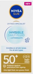 Nivea, UV Face Specialist Invisible Daily Fluid SPF50+,