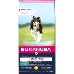 Eukanuba Grain Free Adult L+Xl Breed Chicken 12