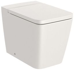 Roca Inspira Square Rimless miska WC stojąca beżowa