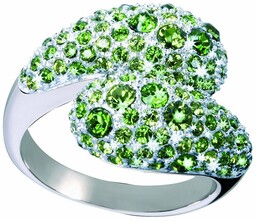 Biżuteria GLAMOUR GR33-07. Pierścionek, Kolor zielony. Kobieta.