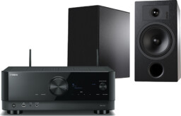 Yamaha RX-V4A (czarny) + Tesi 3 (czarny)