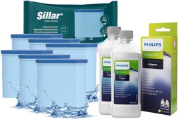 Sillar 6x filtr do ekspresu Saeco Philips odkamieniacz