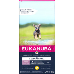 Eukanuba Grain Free Puppy S+M Chicken 12 Kg