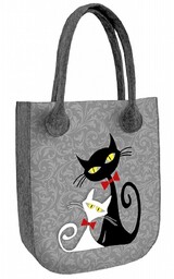 Sunlovers, Torba filcowa, Koty Black&White