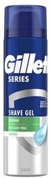 GILLETTE Żel do golenia Series kojący z aloesem