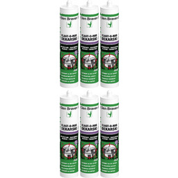 6szt Den Braven Elast-o-rub Dekarski Uszczelniacz Dach 280ml