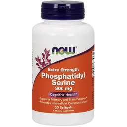 Now Foods -Phosphatidyl Serine - Fosfatydyloseryna 300mg 50