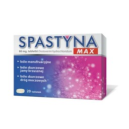 Spastyna MAX 0,08 g - 20 tabletek