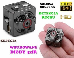 Mini Kamera (dzień-noc), Nagrywająca Obraz FULL HD