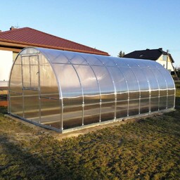 Szklarnia KLASIKA TUBE 3x6 m poliwęglan 6mm fundament