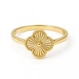 Złoty Pierścionek Koniczyna Złoto 585 PR.01426