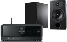 Yamaha RX-V6A (czarny) + Tesi 3 (czarny)
