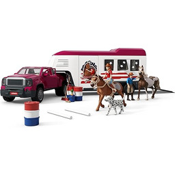 Schleich Samochód Ciężarowy Dually z Dużą Przyczepą
