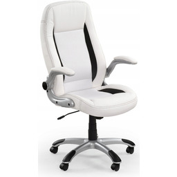 Fotel do biurka Saturn biały eco skóra Tilt