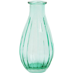 Talking Tables Zielony szklany wazon na kwiaty, małe