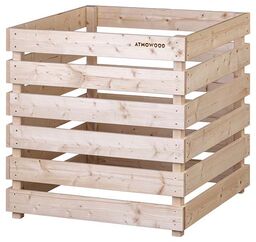 ATMOWOOD Kompostownik drewniany 80 80 80 cm