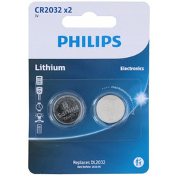 2x bateria PHILIPS litowa CR 2032 3V