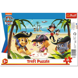 Puzzle Ramkowe 15 Elementów Psi Patrol Przyjaciele 3+