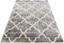 Edinos Ciemnoszary dywan pokojowy shaggy P7-G53