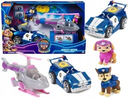 Psi Patrol Pojazdy Chase I Skye Figurki
