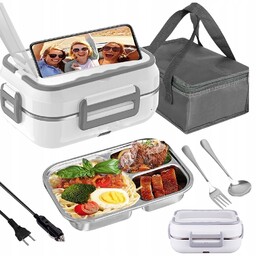Electric Lunch Box Food Heater Portable Heating Lunch
