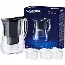 Dzbanek filtrujący Aquaphor Lago Czarny Wkład Maxfor+ 3