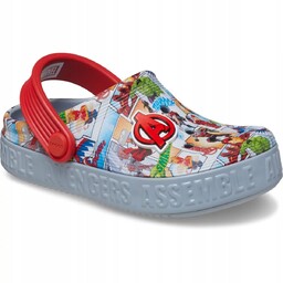 Crocs Dziecięce Lekkie Buty Chodaki Off Court Avengers