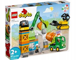 Lego Duplo 10990 Plac Budowy Koparka Betoniarka